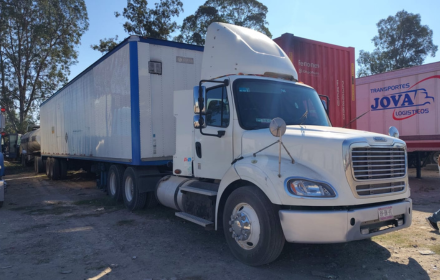 tracto blanco caja seca